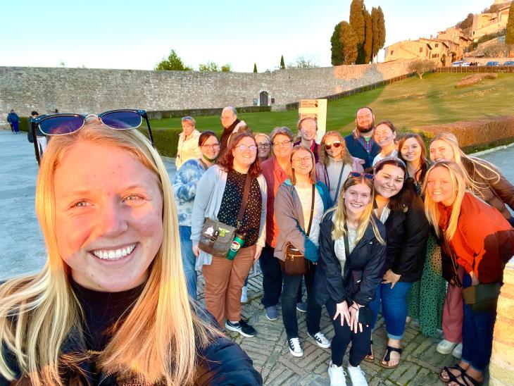 2022 Viterbo student Assisi pilgrimage 2022 Viterbo student Assisi pilgrimage