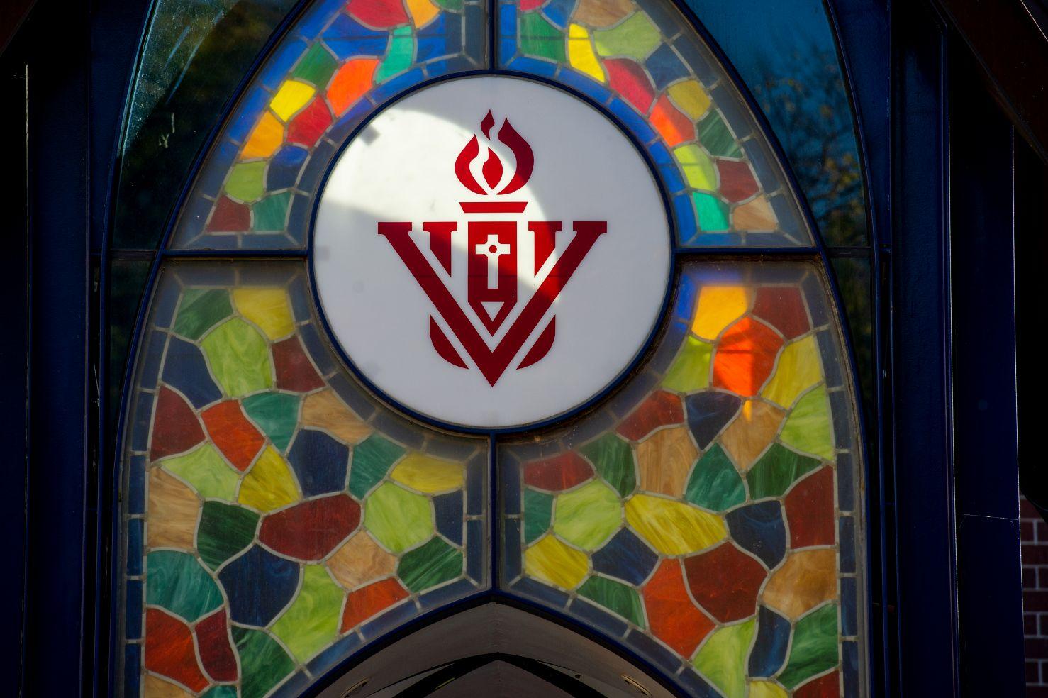 Viterbo Stained Glass Logo