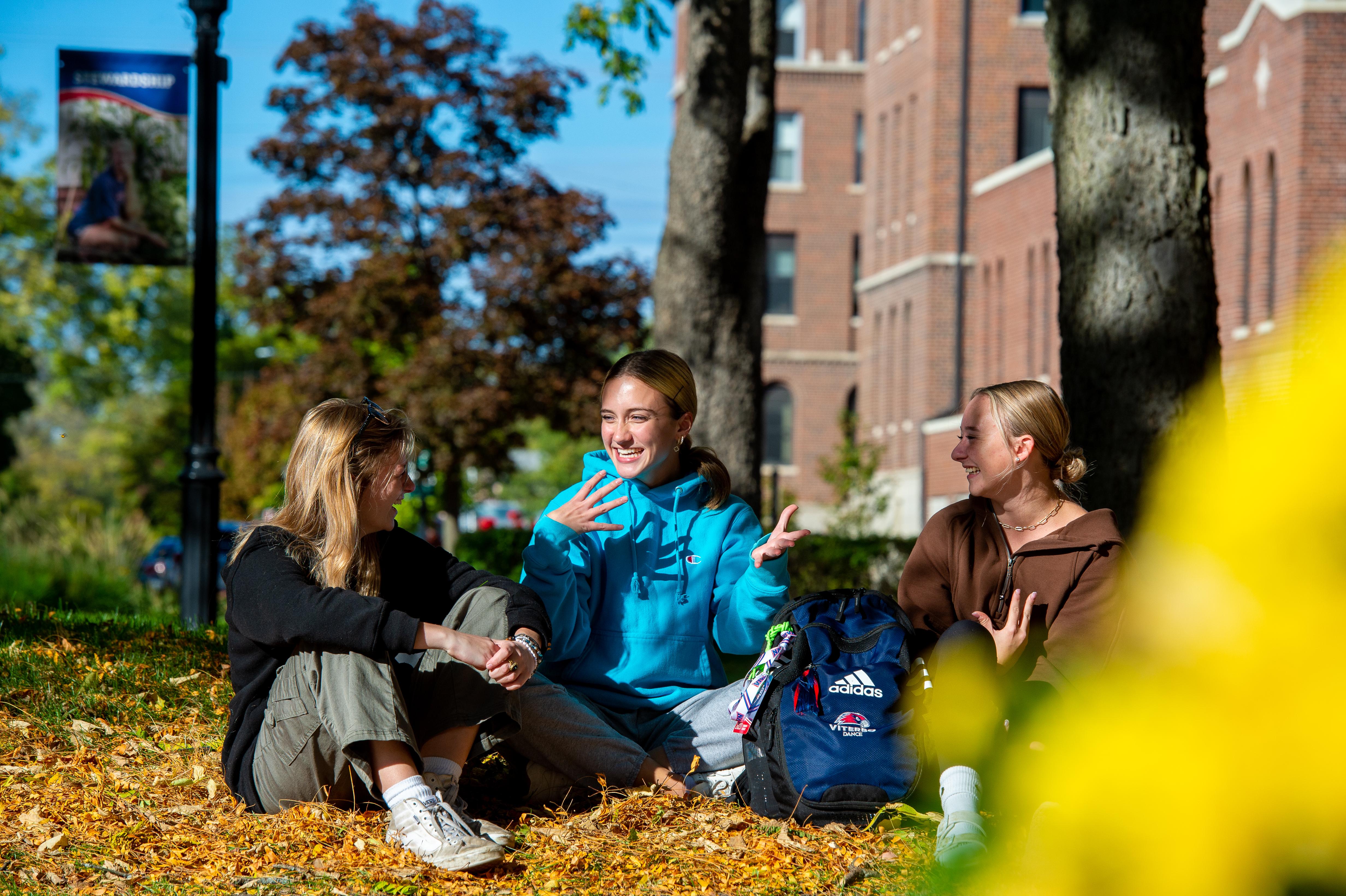 Students sitting