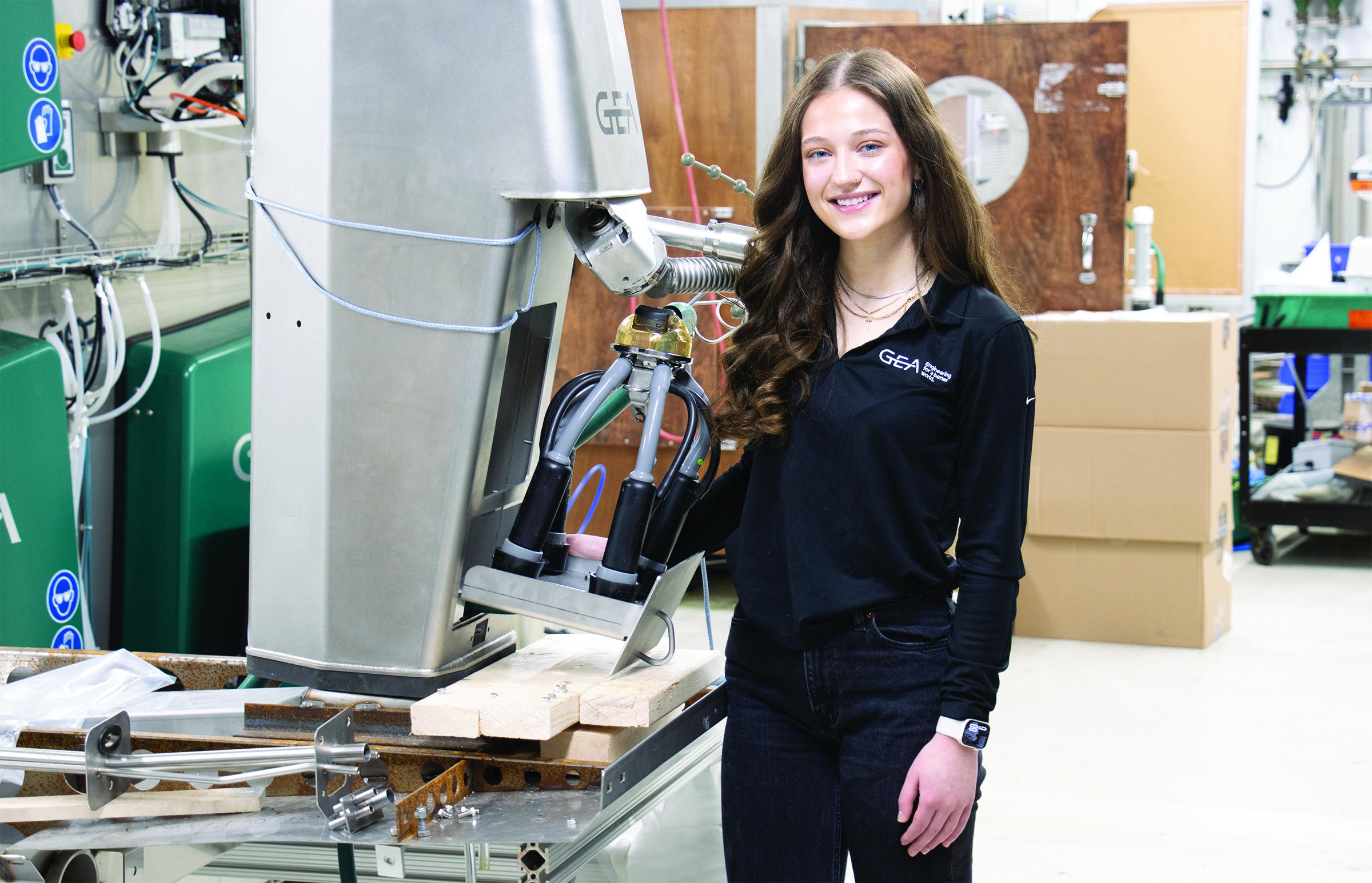 Engineering Major Miranda Campbell