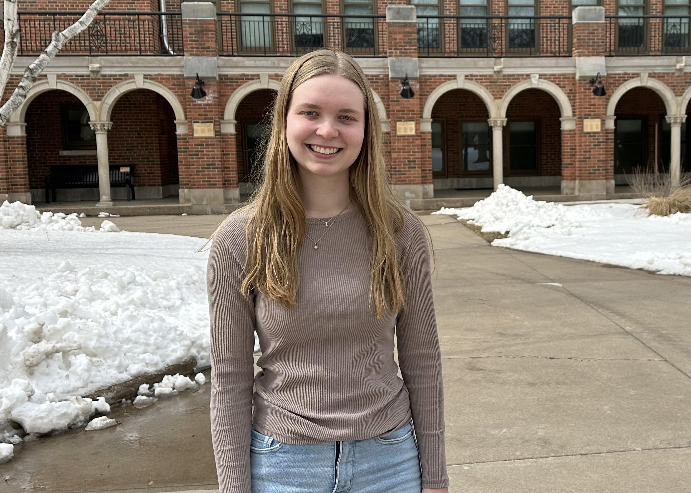 Hailey Johnson, social work student