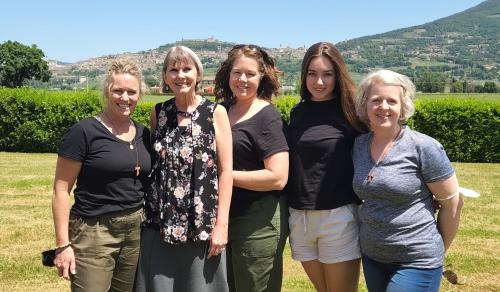 2022 Assisi Viterbo staff pilgrimage