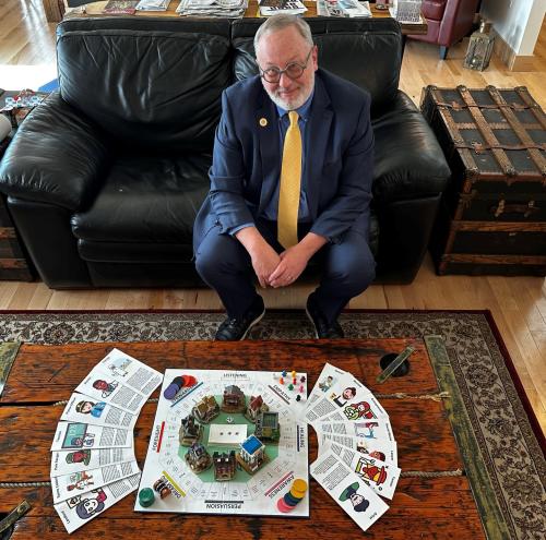 Dr. Scott Rathgaber's servant leadership board game Dr. Scott Rathgaber's servant leadership board game