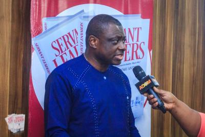 Enoch Antwi in Ghana Enoch Antwi at Ghana book launch