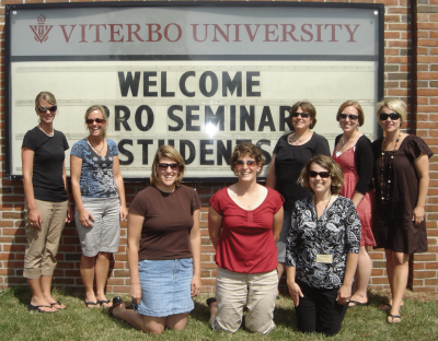 Alumni Viterbo 8 sign Alumni Viterbo 8 sign